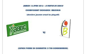 SG1 : 16/04/2016 20H30 MATCH POUR ACCESSION DIRECTE EN R2