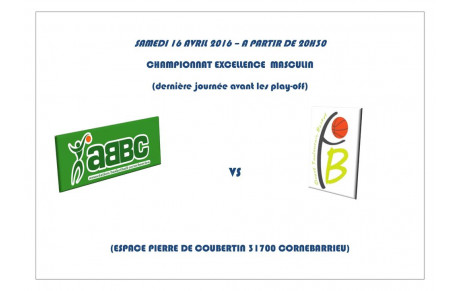 SG1 : 16/04/2016 20H30 MATCH POUR ACCESSION DIRECTE EN R2