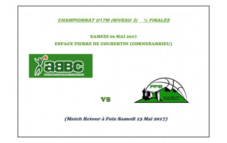 U17G : QUALIFICATION 1/2 FINALES DE CHAMPIONNAT