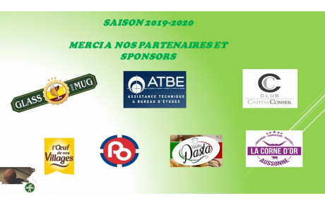 MERCI A NOS PARTENAIRES ET SPONSORS 2019-2020