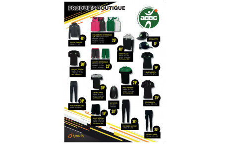 LA BOUTIQUE DU CLUB EST DE RETOUR : SAISON 2020-21